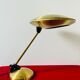Aluminor brass ufo table / desk lamp 1950