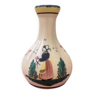 Vintage Henriot Quimper vase