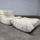 Ligne Roset Togo 1-seater in pouf in Beige Corduroy 10/10