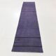 2x11 Purple Long Stairs Kilim Runner Rug, 74x346 Cm
