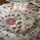 Set of 4 flat plates Johnson Bros "Rose Chintz"