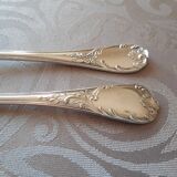Christofle Marly, 10 silver metal oyster forks