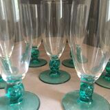 7 verres Luminarc bleu turquoise