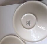 Plat creux assiette Terre de fer Triomphe Badonviller