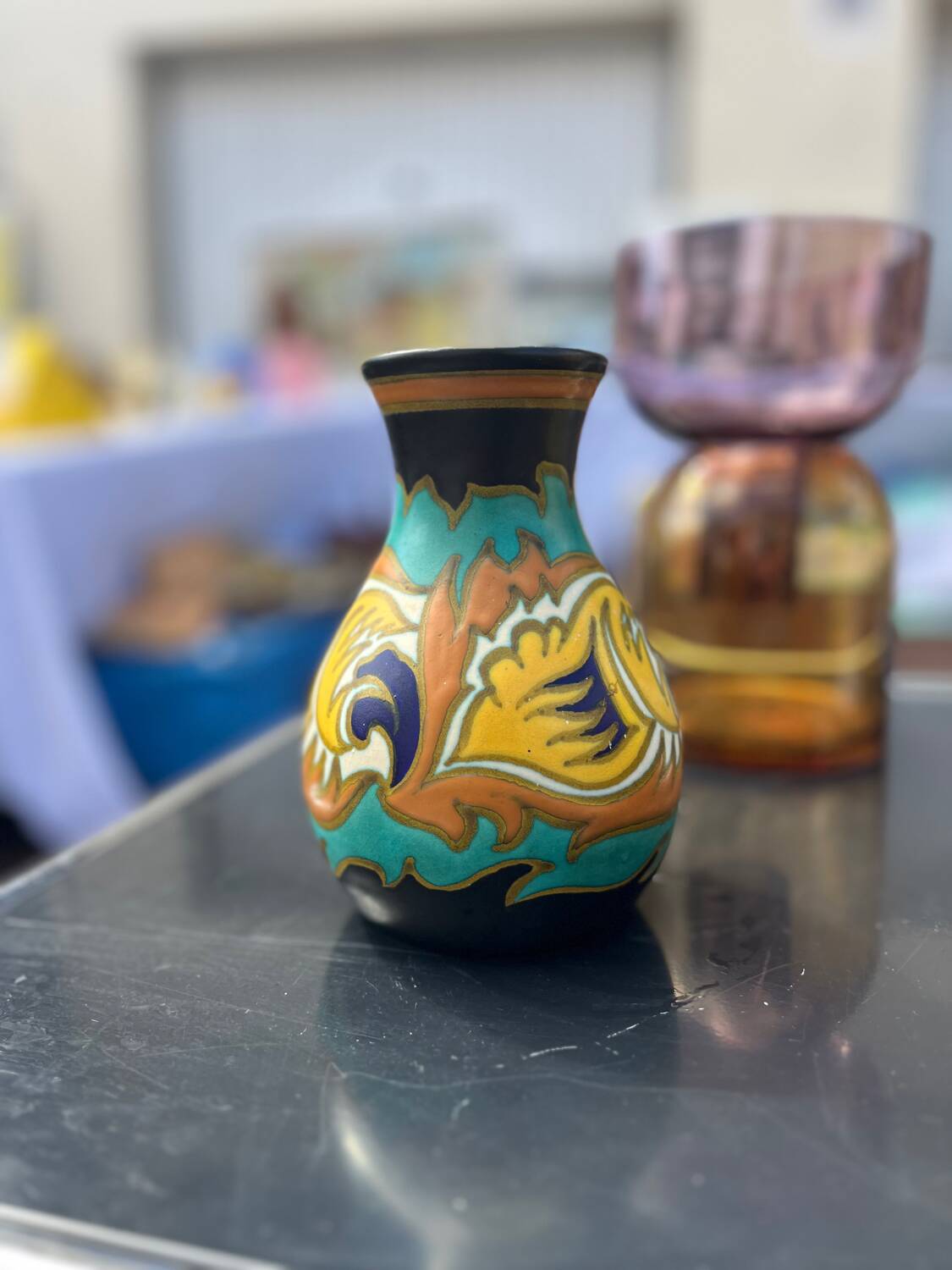 Gouda Vase Mat with Atlanta Pattern, South Holland, 1927