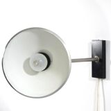 RAAK 1960s Adjustable Wall Lamp in Black and Aluminium