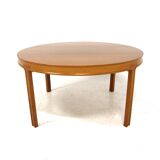 Scandinavian oak coffee table Sweden 1960