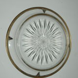 crystal and silver plate