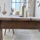 Oak farmhouse table 1950 212cm