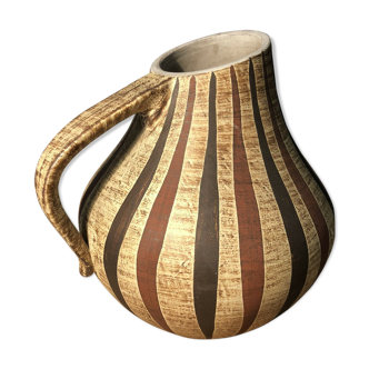 Broc ceramic pitcher vintage design Germany stamped
