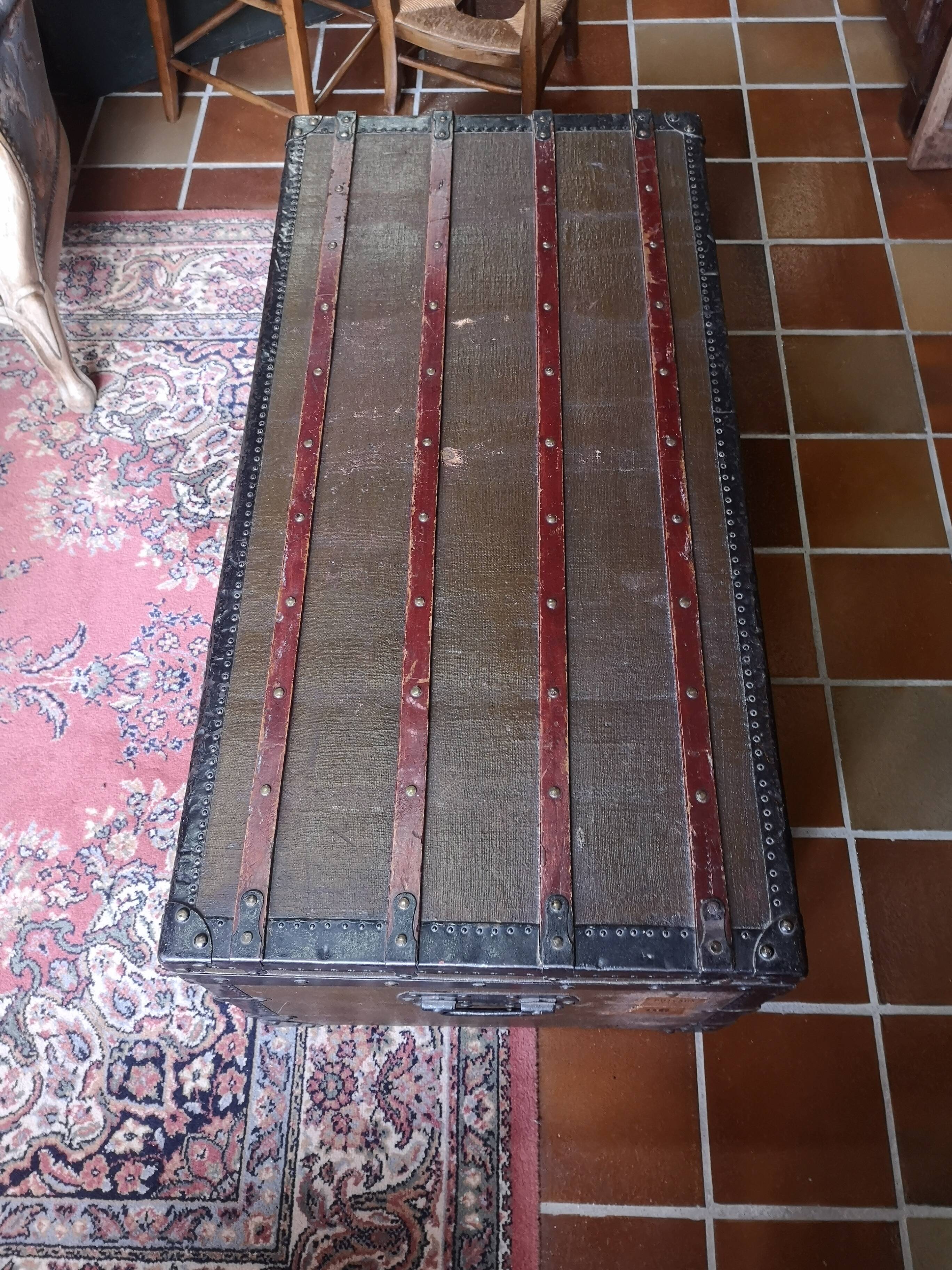 Ancient travel trunk