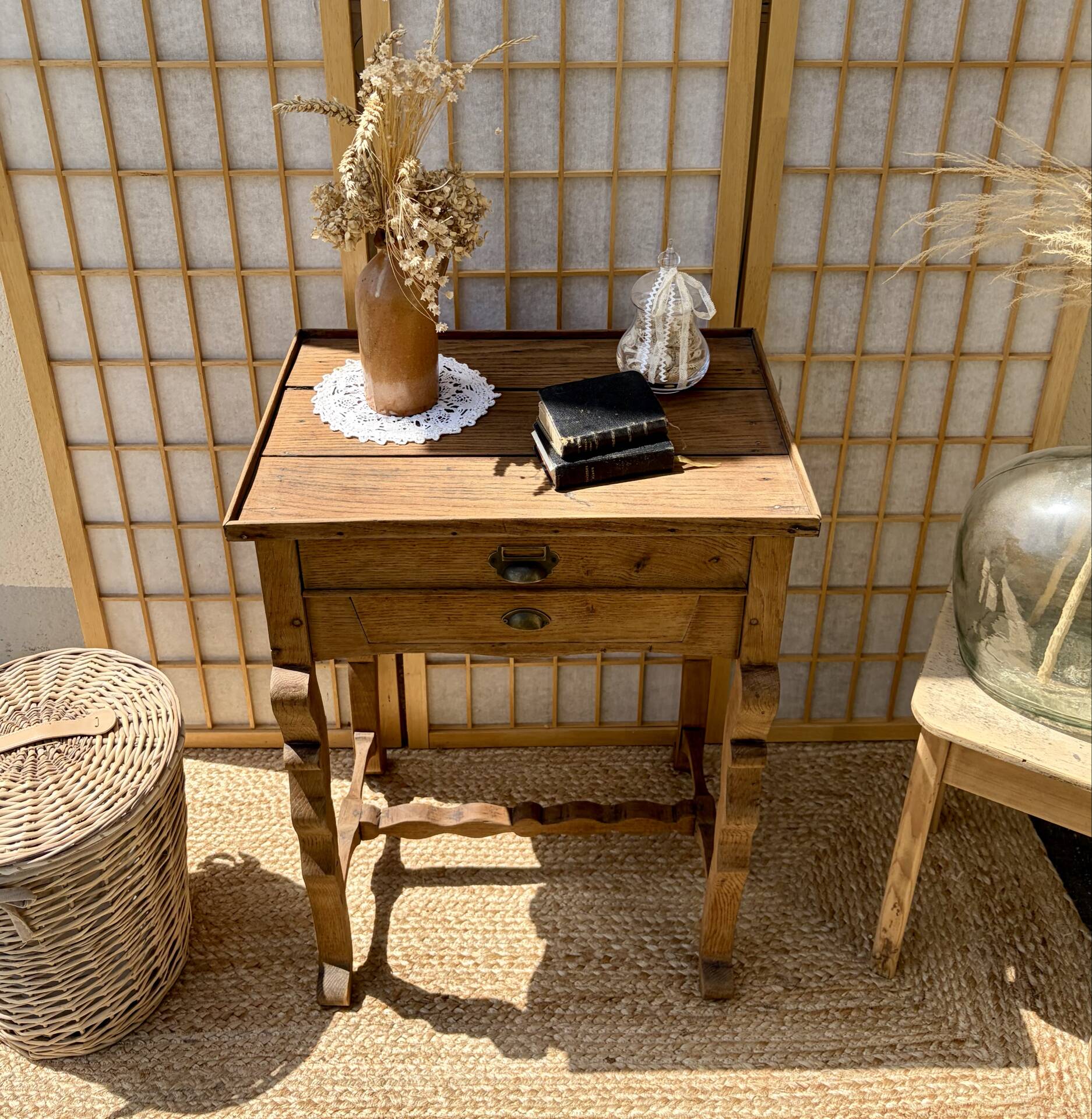 Travailleuse en bois