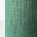 Spanish Revival Ceramic Table Lamp from Granada, New Green Silk Shade