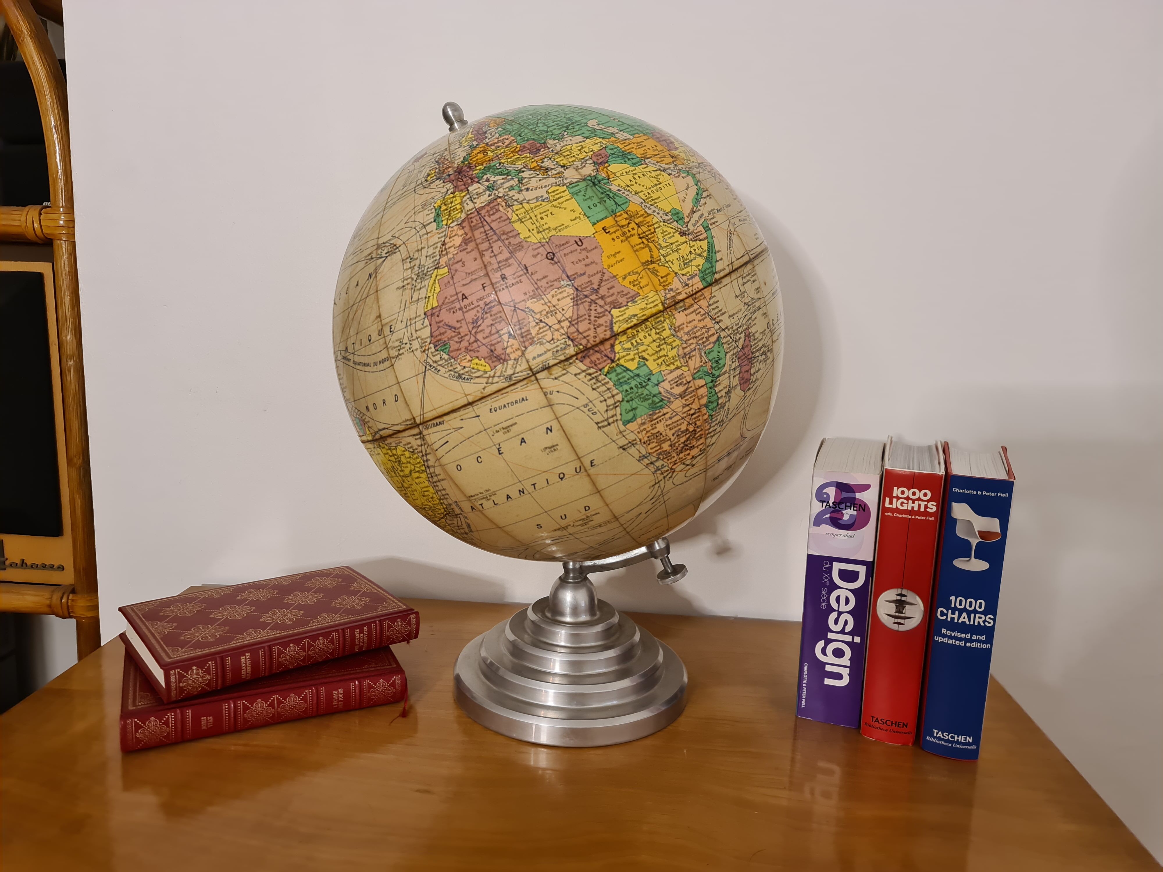Vintage globe Girard & Barrère 50's