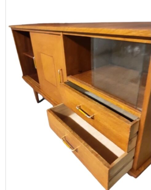 Vintage solid wood sideboard from the 60s