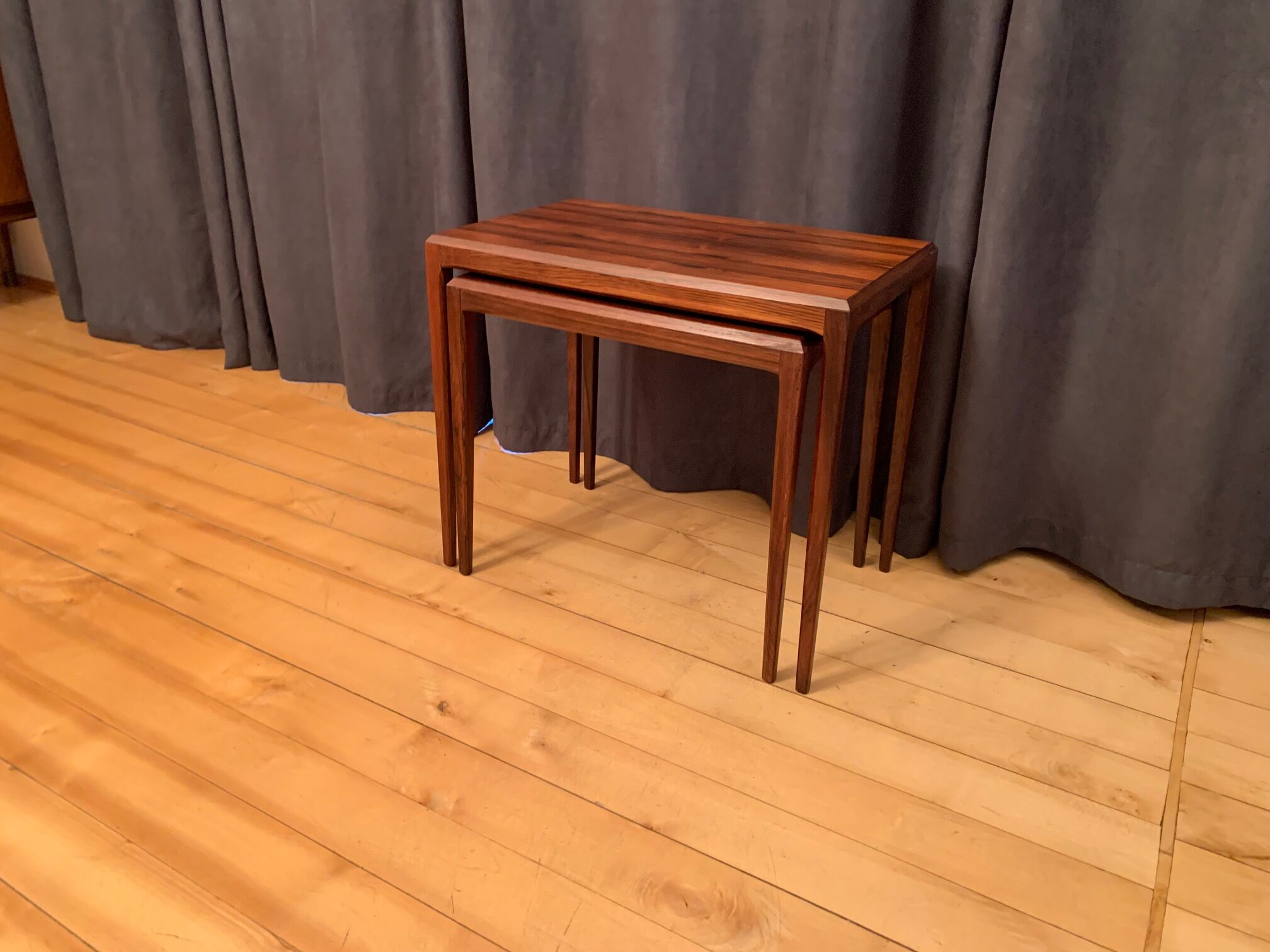 Paire de tables par Johannes Andersen, CFC Silkeborg, Danemark, années 1960