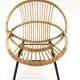 Fauteuil vintage en rotin par Dirk van Sliedregt Rohe Noordwolde 1960 aux Pays-Bas