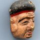 MINIATURE MASK JAPAN SIGN PERIOD EDO XIXTH CARVED WOOD