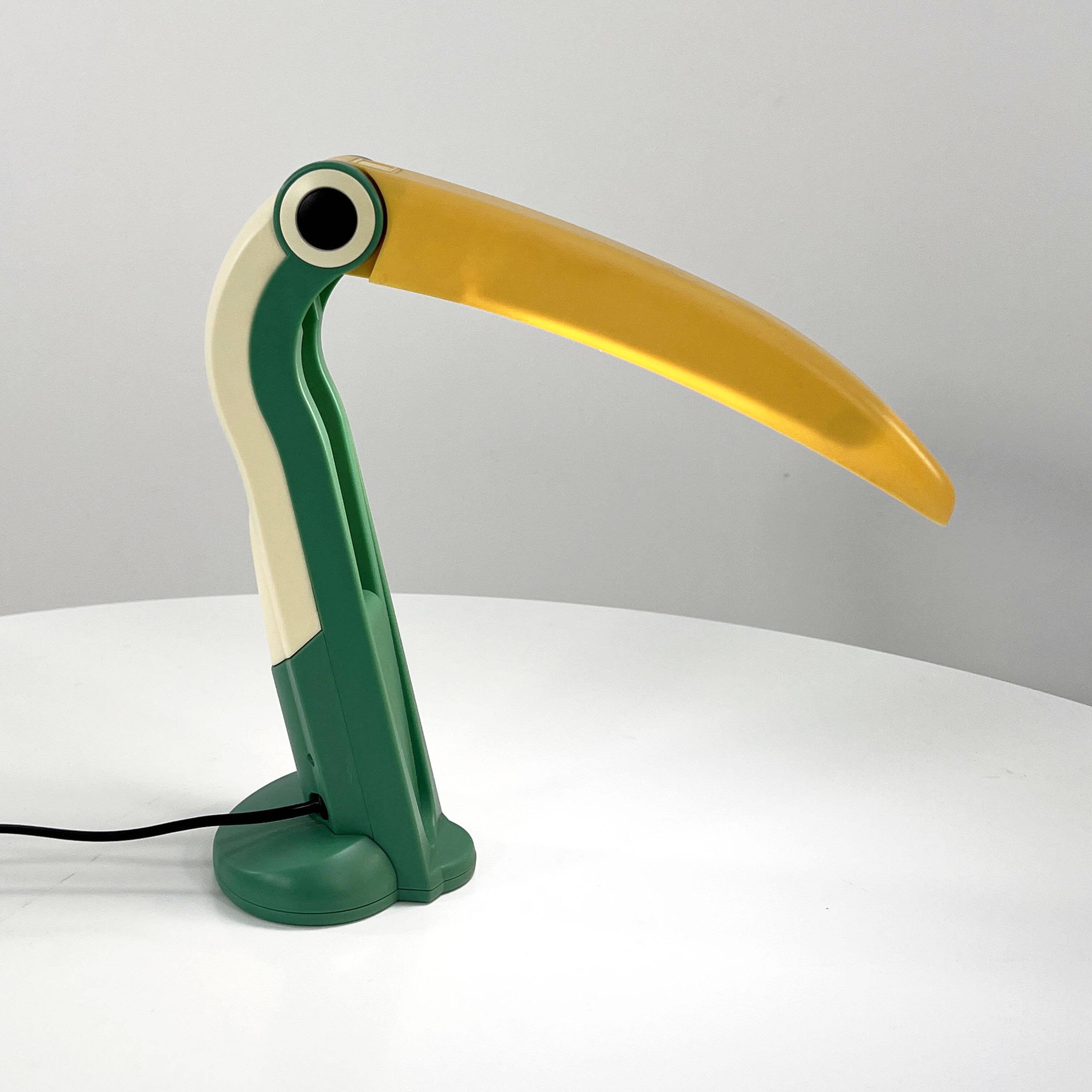 Toucan Lamp by H.T. Huang for Huanglite, 1980