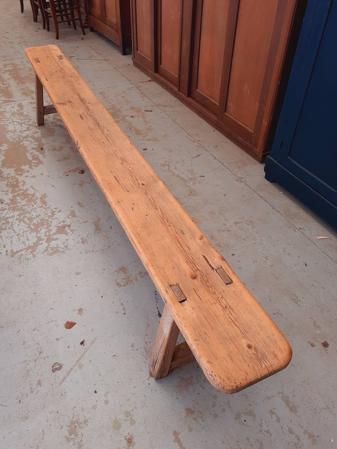 Farm bench.