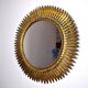 Miroir soleil, gilded metal with gold leaf, Italy, 1960