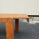 Table de salle à manger en orme 1970