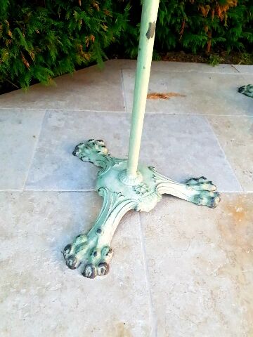 Pair of bistro gueridon late 19th century early 20th