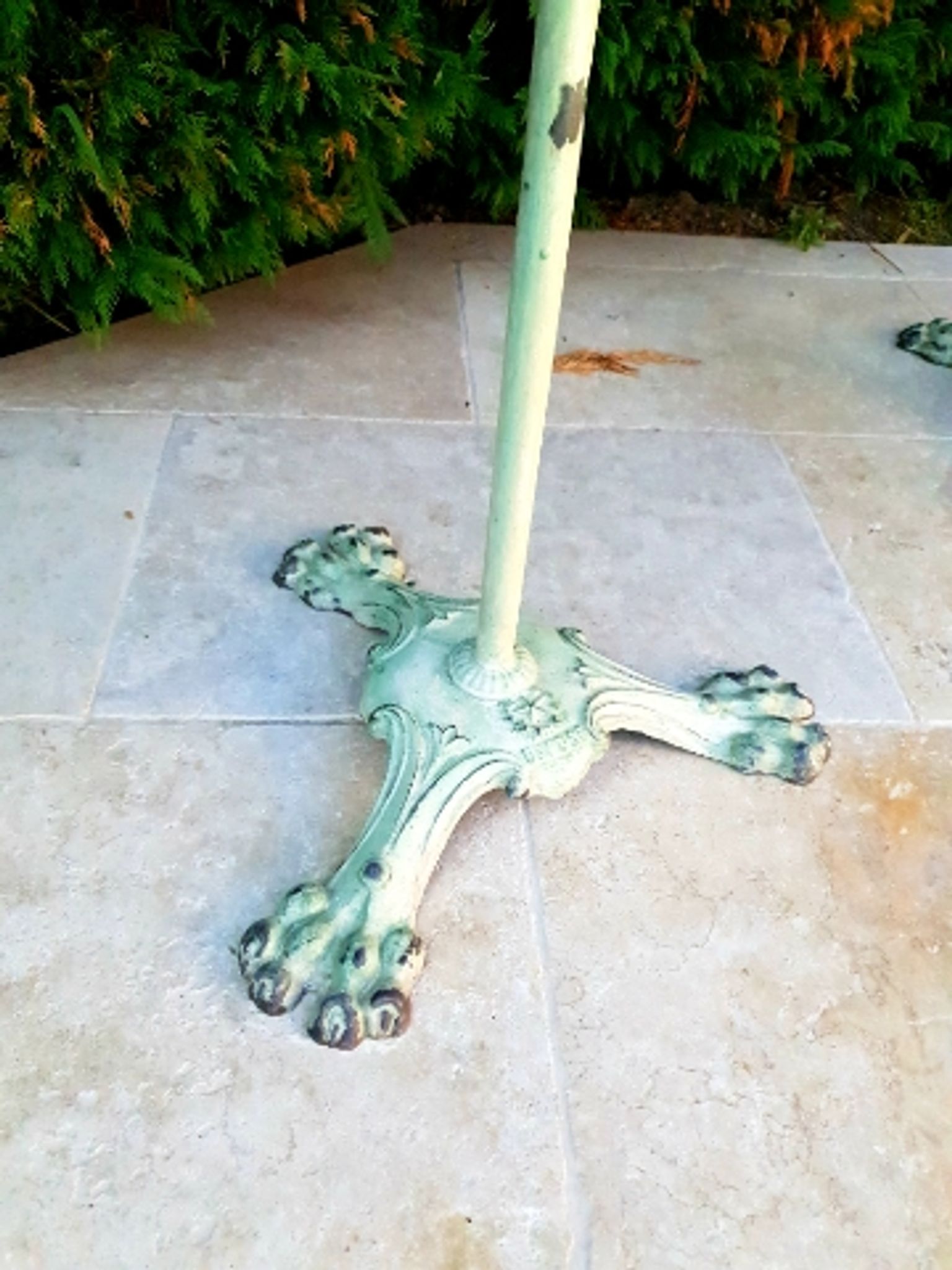 Pair of bistro gueridon late 19th century early 20th