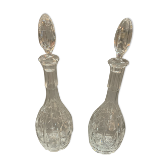 Baccarat crystal carafes