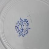 6 earthenware dinner plates KG Lunéville model Mauresque diam. 22 cm