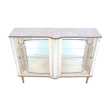 Retro vintage glass sliding door display case