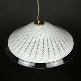 Murano glass pendant lamp, tourbillon, Italy, 1970s