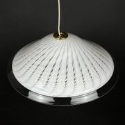 Murano glass pendant lamp, tourbillon, Italy, 1970s