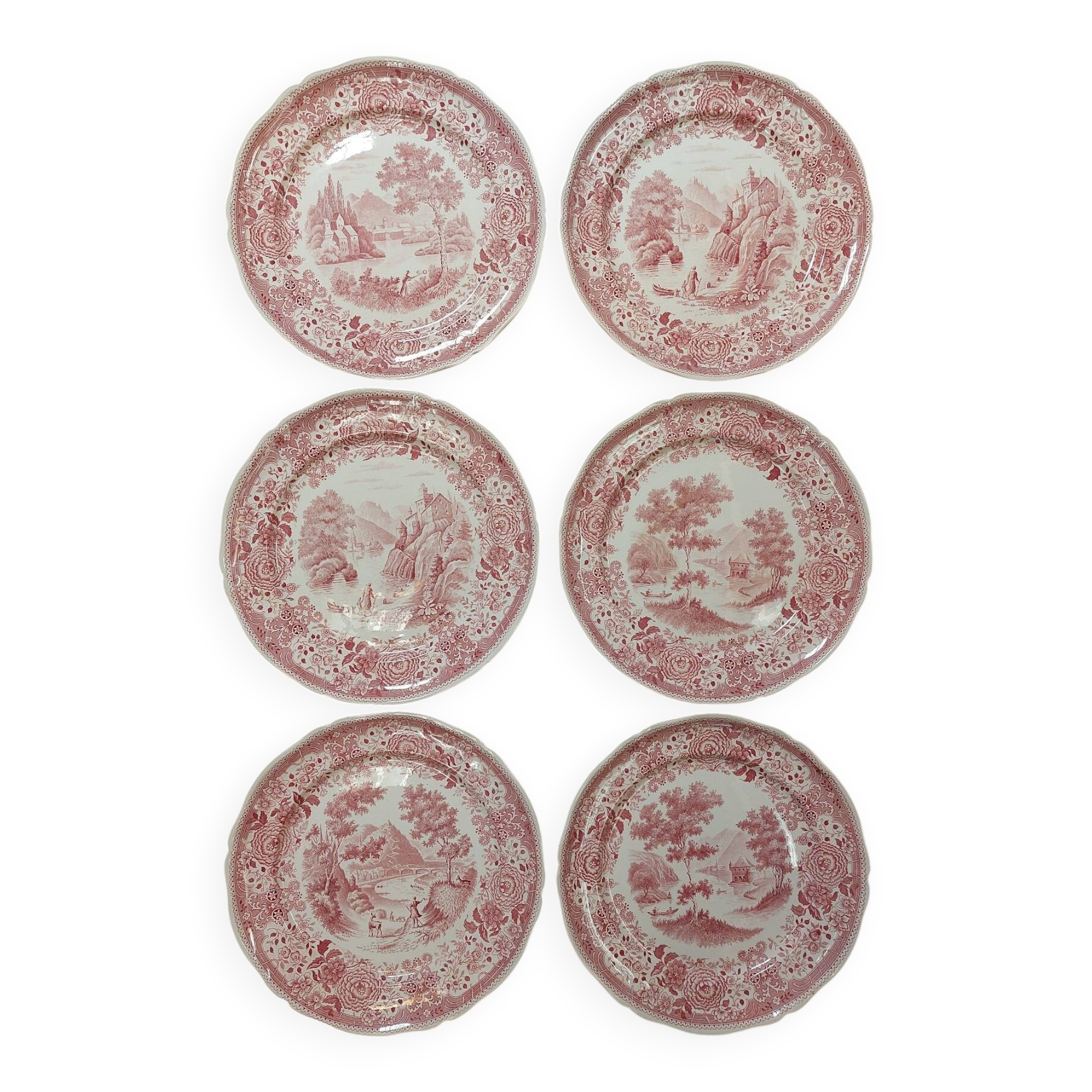 Lot de 6 assiettes plates Villeroy et Boch