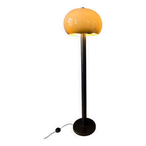 Lampadaire vintage champignon - acrylique marron