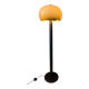 Vintage mushroom floor lamp in brown acrylic glass