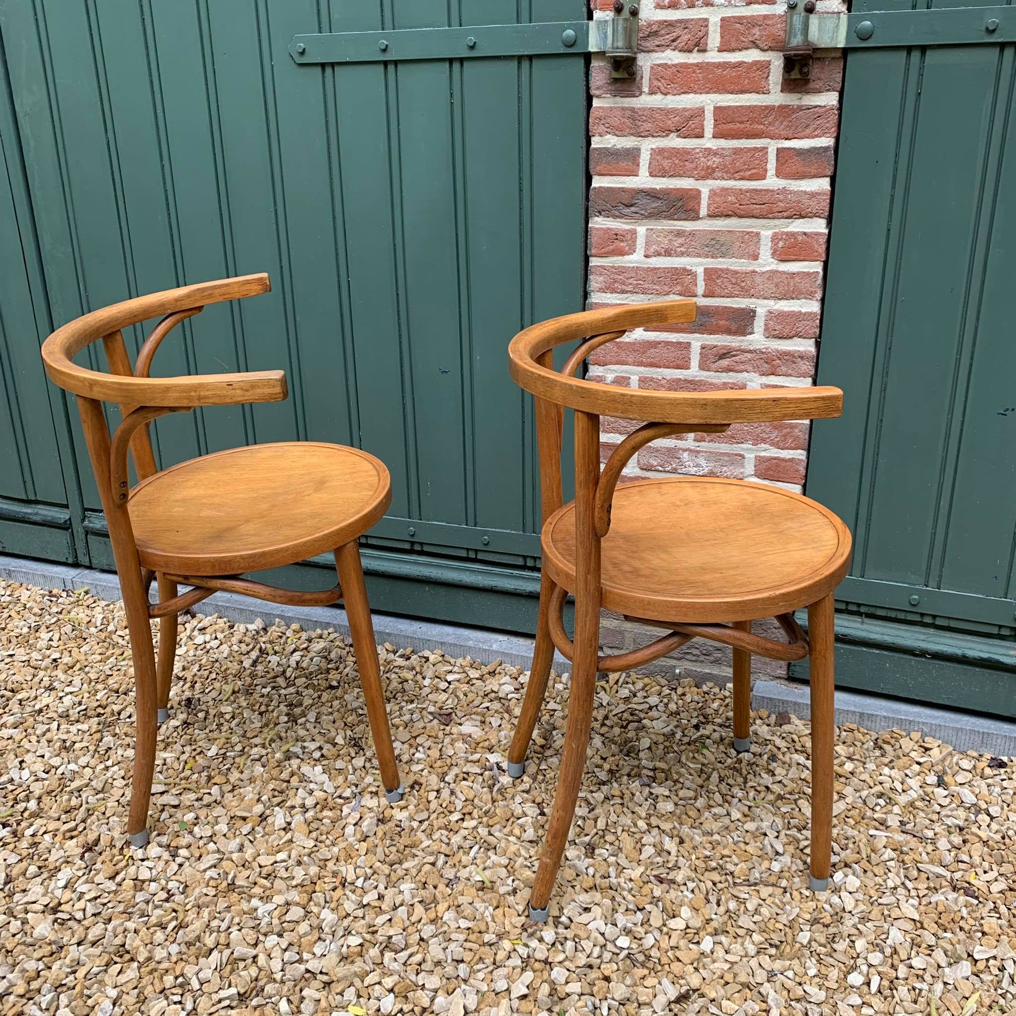 Pair of bistro chairs