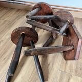 Set of 4 mismatched stools