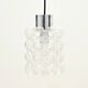 Pair of Bubble Glass Pendant Lights by Helena Tynell for Limburg, 1960s