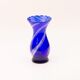 Vase bleu en verre de Murano