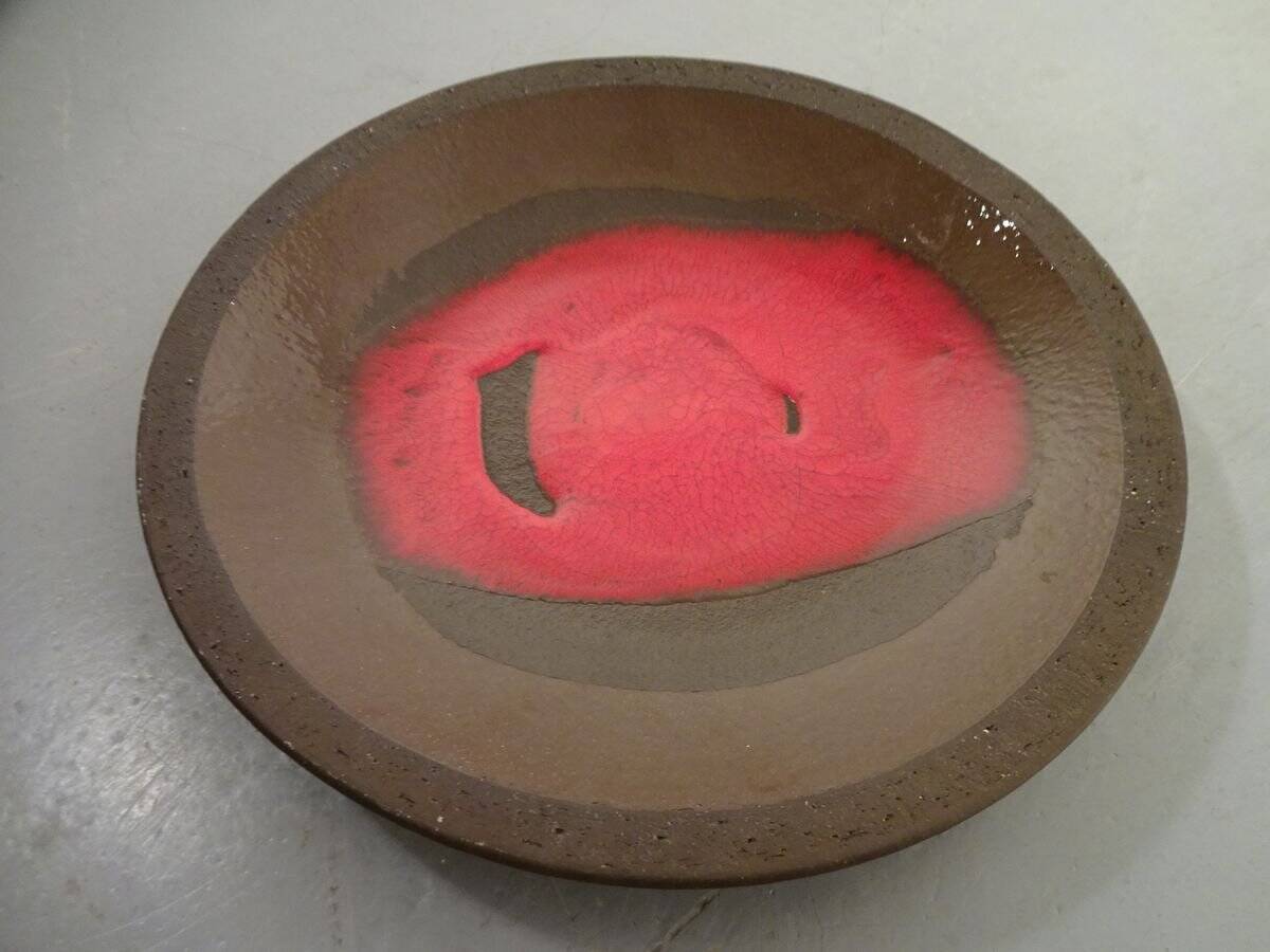 Danish ceramic dish from Lehmann, 1970s