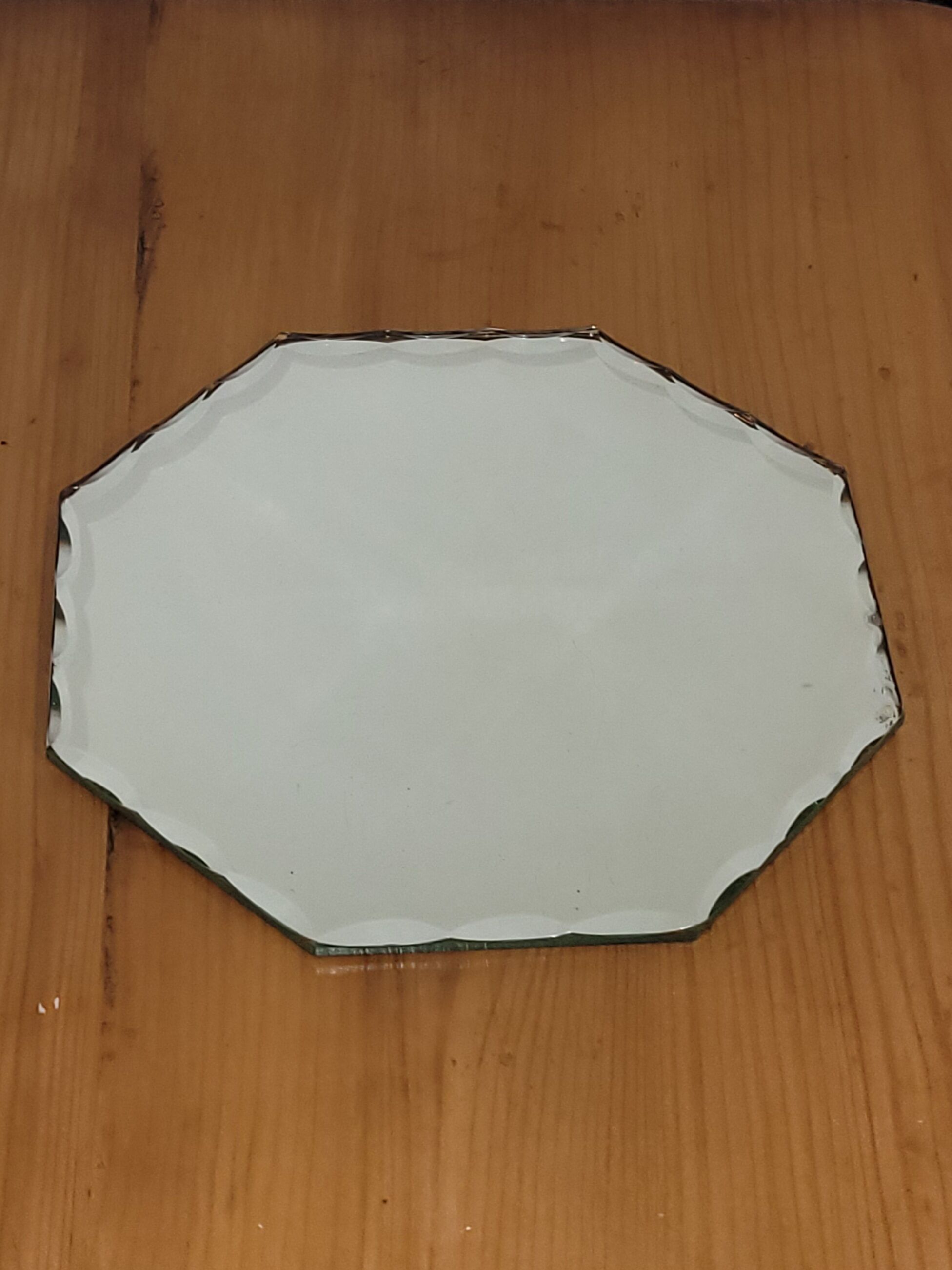 Vintage serving mirror