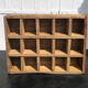 Old wood workshop locker