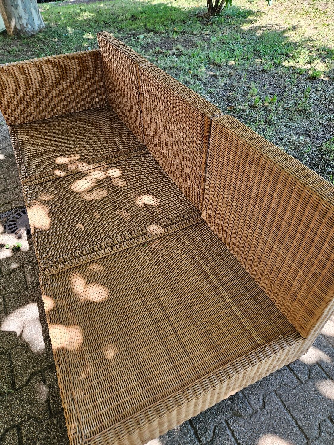Wicker sofa