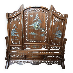 Paravent de cheminée - nacre