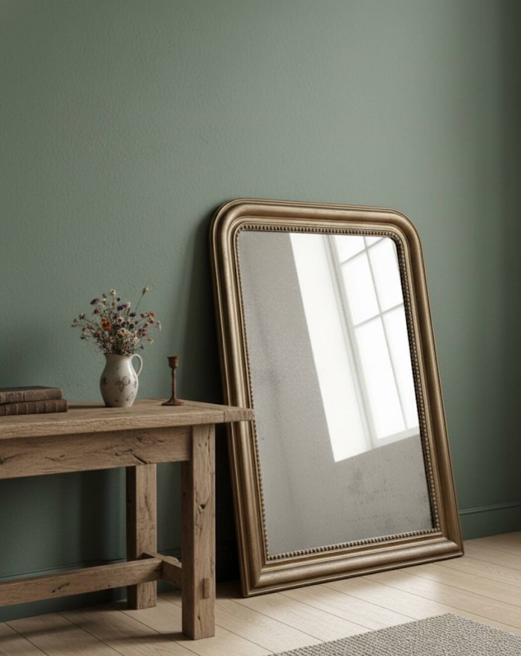 Large Louis-Philippe mirror 19th century - 80 x 107 cm