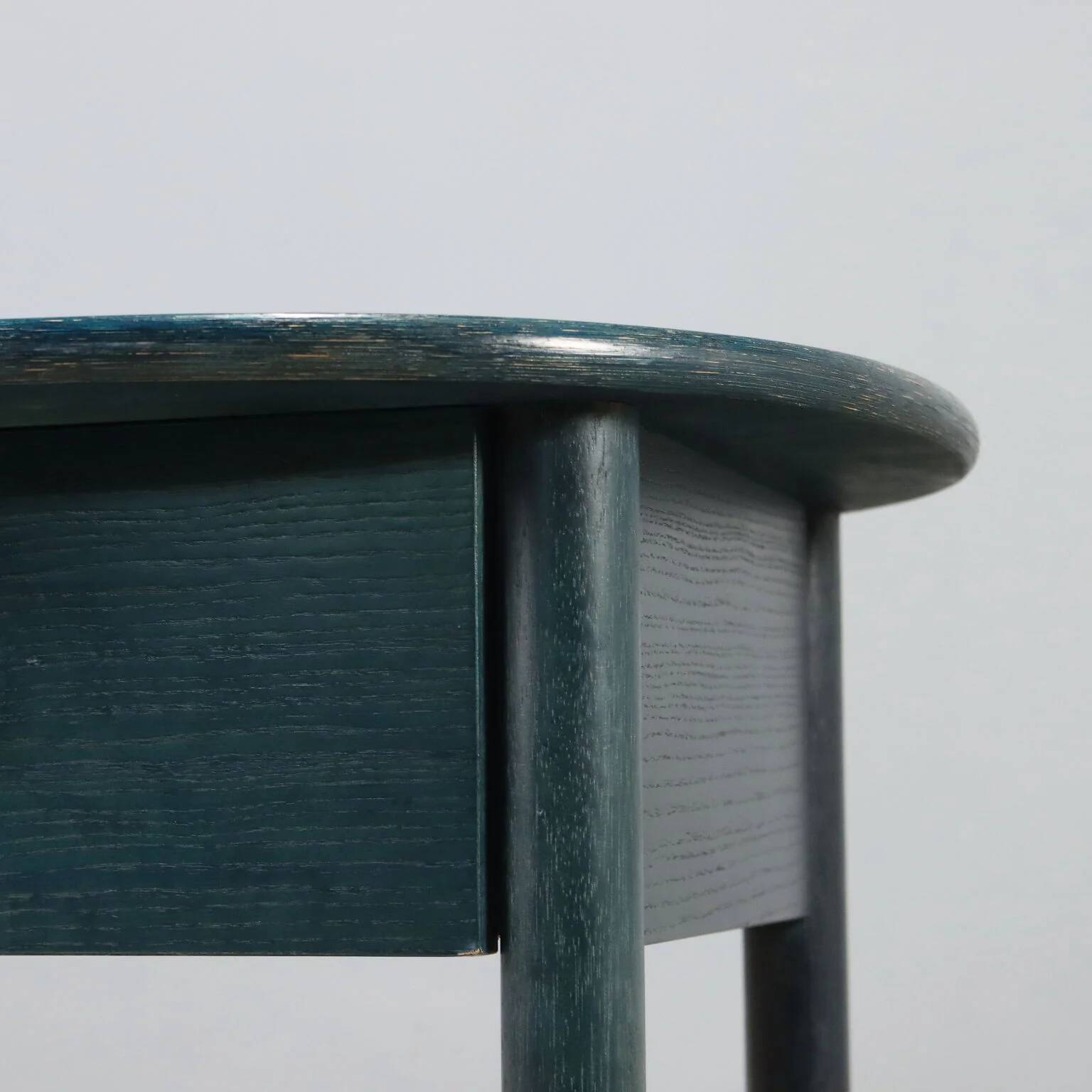 1980s wooden bedside table by Roberti Rattan