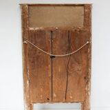 Ancien miroir époque "Restauration" avec peinture sous verre vers 1830