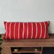 Moroccan red kilim cushion