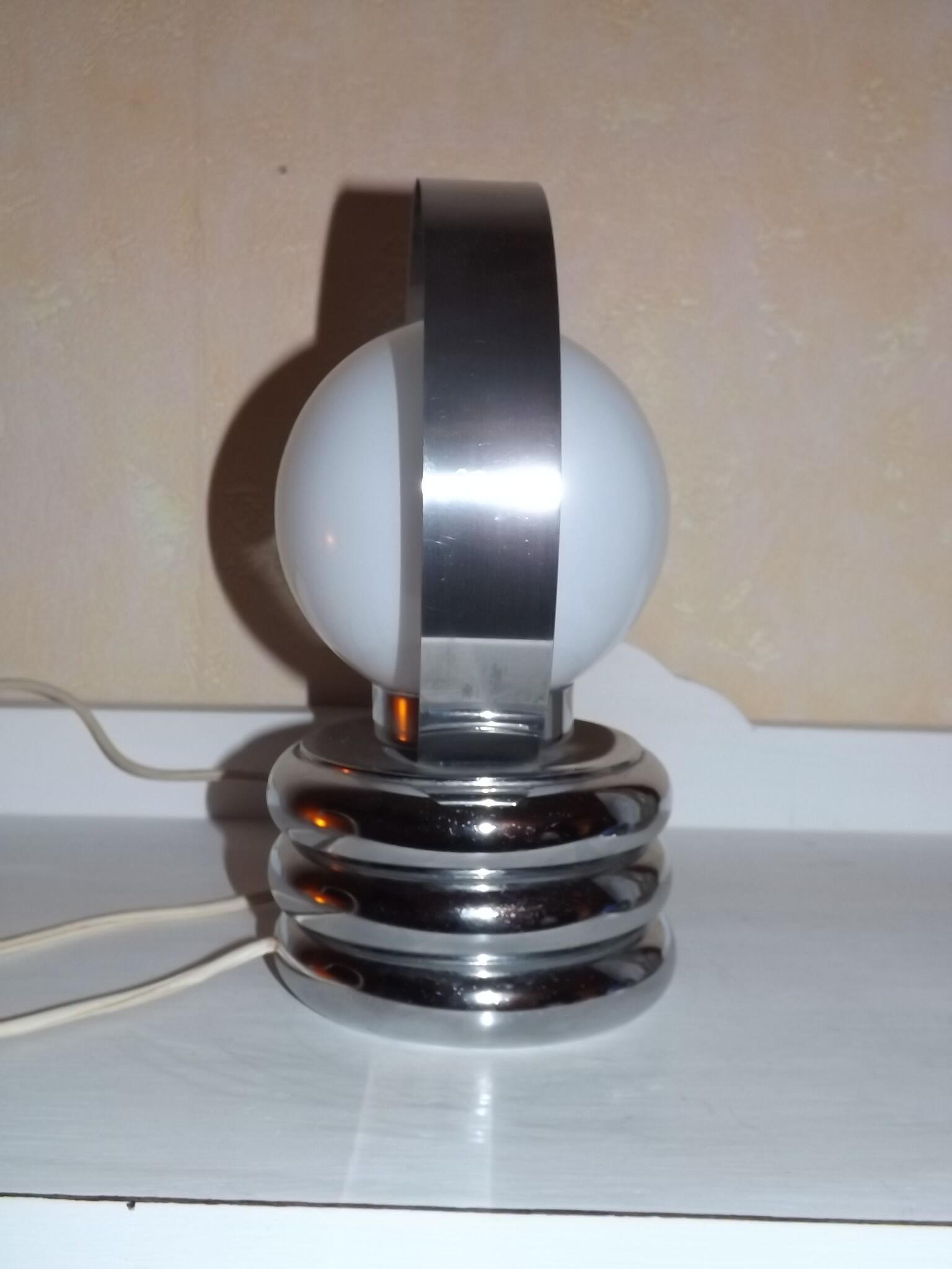 Bedside metal lamp 1970